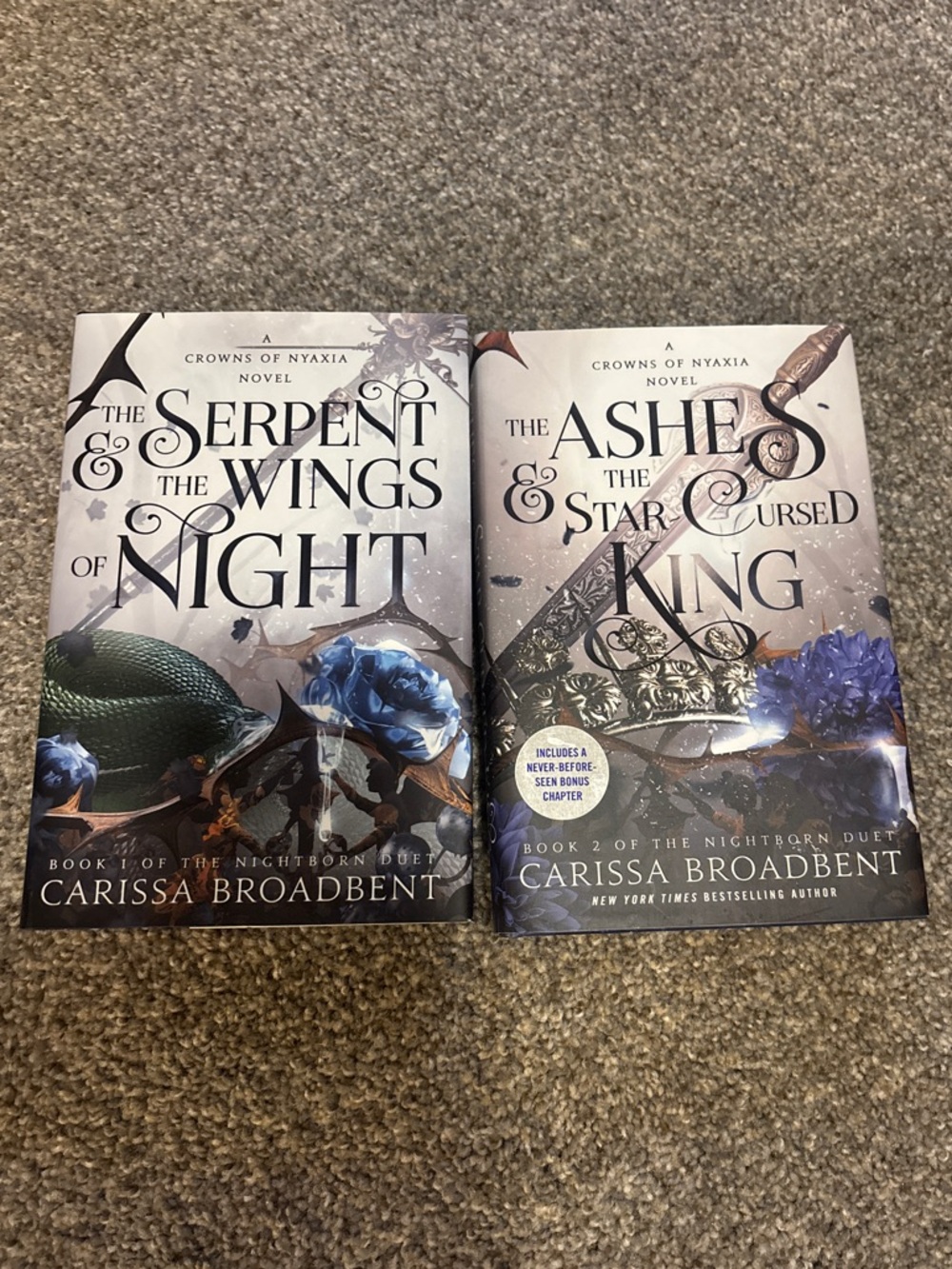 Brand New Hardcover Serpents and the Wings of the Night Books Carissa Broadbent